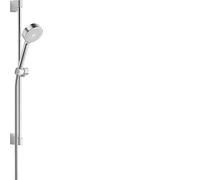 Hansa Basicjet - Conjunto de ducha con barra de pared 650, cromo 44780213