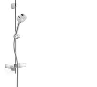 Hansa Basicjet - Conjunto de ducha con barra de pared 720, cromo 44780133