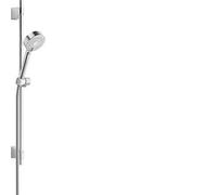 Hansa Basicjet - Conjunto de ducha con barra de pared 720, cromo 44780233