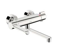 Hansa Clinica - Grifo termostático de lavabo con caño giratorio, Thermo Cool, cromo 08805202