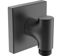 Hansa - Codo de pared, negro mate 290023-33