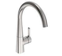 Hansa Designo - Grifo de fregadero, acero cepillado 5101228380