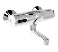 Hansa Electra - Grifo automático de pared para lavabo, cromo 64462201