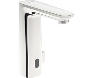 Hansa Electra - Grifo electrónico de lavabo, a pilas, Bluetooth, cromado 93002219