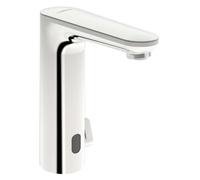 Hansa Electra - Grifo termostático electrónico de lavabo, alimentación por pilas, Bluetooth, cromo 93602219