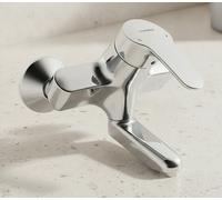 HANSA Grifo monomando para lavabo HANSAMIX 0196 alcance 160 mm DN15 Cromo, 01968