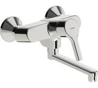 Hansa HA, grifo monomando para lavabo y cocina, modelo HANSAPALENO 5638, alcance de 242 mm, DN15, cromo, 1 unidad.