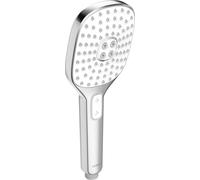 Hansa Handbrause Hansaactivejet Style 8433 0200, de tres chorros, blanca/cromada, 1 unidad.
