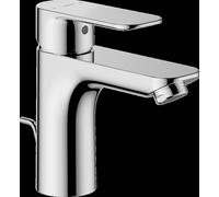 Hansa Basic - Grifo de lavabo, con desagüe, cromo 55502203