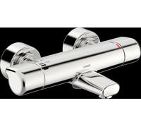 HANSA HANSACARE Mezclador de seguridad para bañera y ducha, proyección 168 mm, cromo, 08717100