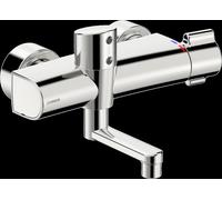 HANSA HANSAclinca Mezclador de seguridad para lavabo, sin contacto, proyección 186 mm, cromo, 08866201