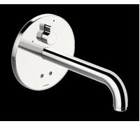 HANSA HANSAELECTRA grifo de lavabo, Bluetooth, sin contacto, proyección de 245 mm, temperatura regulable, 81812119