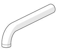 Hansa Hansaelectra, pieza de repuesto para el desagüe, 24,5 cm, completa