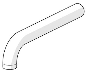 Hansa Hansaelectra, pieza de repuesto para el desagüe, 24,5 cm, completa