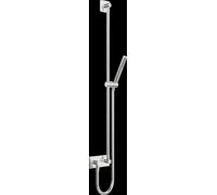 HANSA HANSAMATRIX set de ducha de barra de pared, set listo para montar, oculto, 1100mm, curable, rosa angular, 44420100