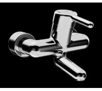 Hansa Medipro - Grifo monomando de pared para lavabo, cromo 02532203