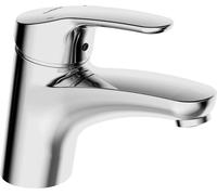 Hansa Grifo lavabo monomando HansaMix 01082183 cromado 141mm con freno de agua sin juego de desagüe