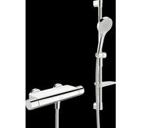 HANSA HANSAOPTIMA mezclador de ducha, termostático, con desviador, incl. juego de barra de ducha, cromo, 481303310009