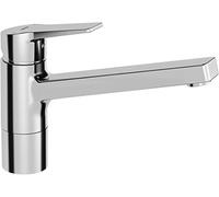 HANSA HANSATWIST mezclador de cocina, con dispositivo de seguridad, giratorio, proyección: 199 mm, 09142283, Color: cromo