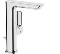 Hansa Ligna - Grifo monomando de lavabo, con juego de desagüe, cromo 55302203