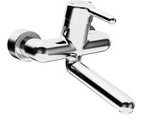 Hansa Medipro - Grifo monomando de pared para lavabo, cromo 02552203