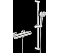 HANSA Mezclador de ducha HANSABASIC, con conjunto de ducha Eco, cromo, 55150131