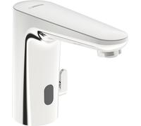 HANSA Mezclador de lavabo HANSAELECTRA, 230/9 V, Bluetooth, con sensor, cromo, 91002009