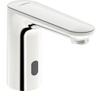 HANSA Mezclador de lavabo HANSAELECTRA, 3 V, Bluetooth, proyección 123mm, cromo, 92512219