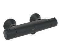 Hansa Micra - Grifo de ducha termostático, Thermo Cool, ECO, negro mate 5815017133