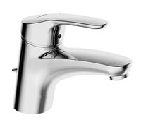 Hansa Mix - Grifo monomando de lavabo con juego de desagüe, cromo 01092283