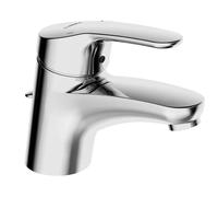 Hansa Mix - Grifo monomando de lavabo con juego de desagüe, cromo 01102283