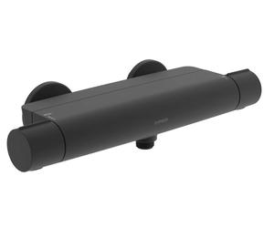 Hansa Optima - Grifo termostático de ducha, negro mate 6514020133
