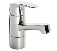 Hansa Pinto - Grifo monomando de lavabo sin desagüe, cromo 45152283
