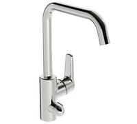 Hansa Polo - Grifo de fregadero con válvula cerrable, cromo 51602293