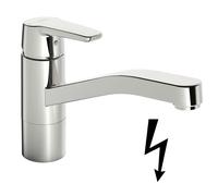 Hansa Polo - Grifo monomando de fregadero, para calentadores de agua sin presión, cromo 51591193