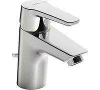 Hansa Polo Neu: Grifo para lavabo con sistema de desagüe, cromo, 1 unidad.