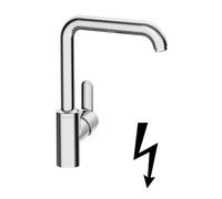 Hansa Primo - Grifo monomando de fregadero, para calentadores de agua sin presión, cromo 49221103