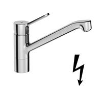 Hansa Primo - Grifo monomando de fregadero, para calentadores de agua sin presión, cromo 49491103