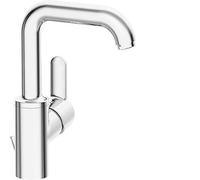 Hansa Primo - Grifo monomando de lavabo con juego de desagüe, cromo 49542203