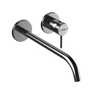 Hansa Public - Grifo empotrado de lavabo, montaje de 2 orificios, cromo 57952171