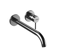 Hansa Public - Grifo empotrado de lavabo, montaje de 2 orificios, cromo 57962171