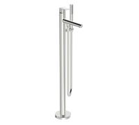 Hansa Stela - Grifo de bañera sobre el suelo, con accesorios, cromo 57252073