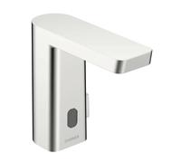 Hansa Stela - Grifo de lavabo automático con sensor, alimentación con red, cromo 57122279