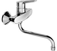 Hansa - Twist Monomando Lavabo Mural Maneta Troquelada 232Mm Cromo (09692195)