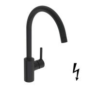 Hansa Vantis - Grifo de fregadero, negro mate 5222116733