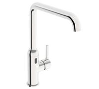 Hansa Vantis Style - Grifo de fregadero híbrido, alimentación de red, cromado 54212209