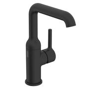 Hansa Vantis Style - Grifo electrónico de lavabo, alimentación por pilas, negro mate 5460220933