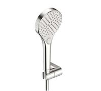 Hansa Viva - Conjunto de alcachofa de ducha, soporte y manguera, 3 chorros, cromo 44170120