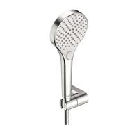 Hansa Viva - Conjunto de alcachofa de ducha, soporte y manguera, 3 chorros, cromo 44170220