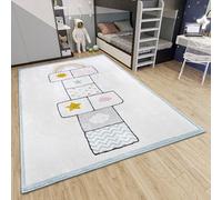 Hanse Home Adventures - Alfombra Infantil con diseño de Caja Hinchable para habitación Infantil, Sala de Juegos, habitación Juvenil, salón, Color Azul, 160 x 235 cm